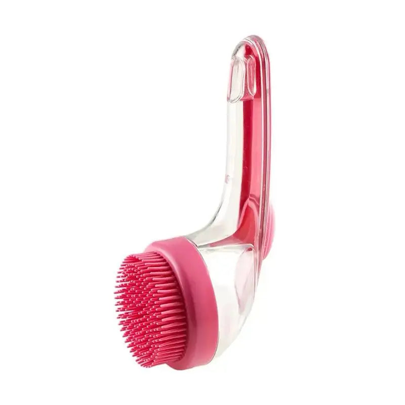 2026 New Universal 2-In-1 Pet Bathing Deshedding Brush - Ergonomic Handle, Plastic Body, Built-In Shampoo Dispensing, 8In×3In×4In Massage Aid, Reduces Shedding, Boosts Blood Circulation for Dogs (Home Supplies)